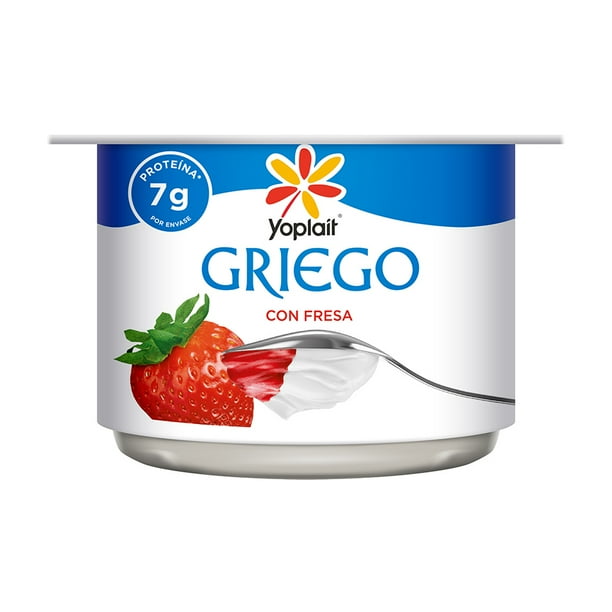 Yoplait Griego Fresa 120 G Yoghurt Bajo En Grasa