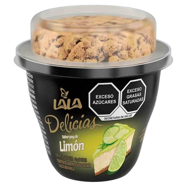 Delicias Sabor Pay De Limon 140 G Lala Yoghurt Batido Con Galletas