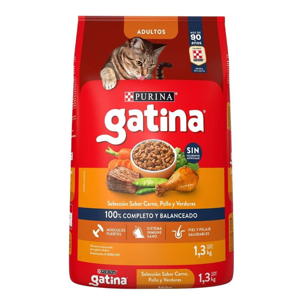 Gato Gatina Gato 1 kg Croquetas para Gato