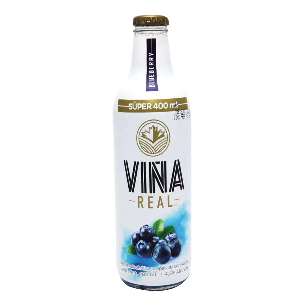 Viña Real Blueberrry 400 Ml Bebida  Alcoholica Preparada 4.5 % Alc. Vol.