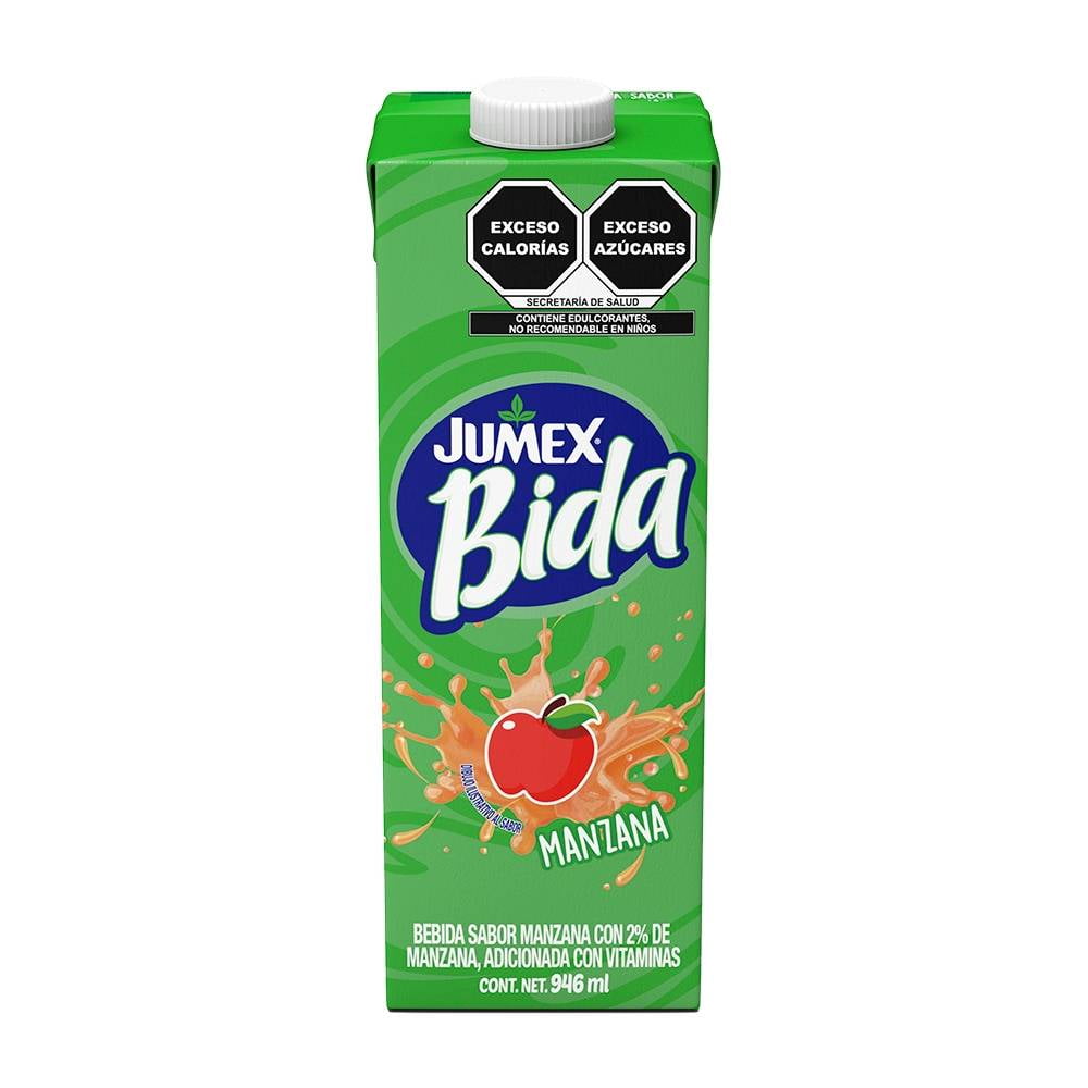 Jumex Bida Sabor Manzana 946 ml Jugo de Caja Jumex