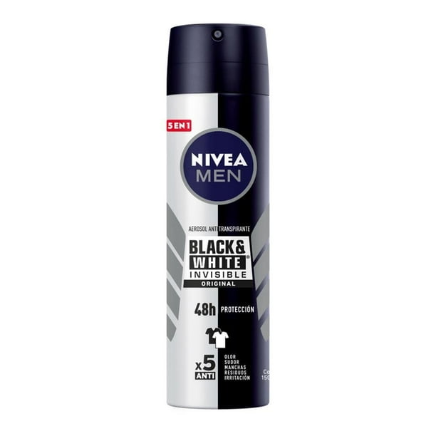 Black & White 48 H Proteccion 150 Ml Nivea Men Aerosol Antitraspirante