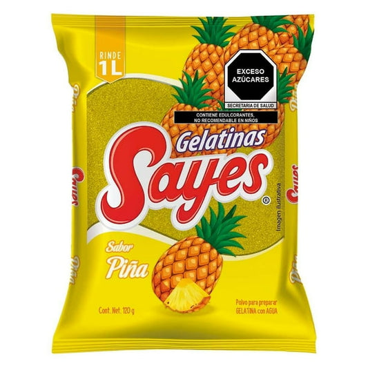 Gelatina de Sabor Piña Sayes 120 g