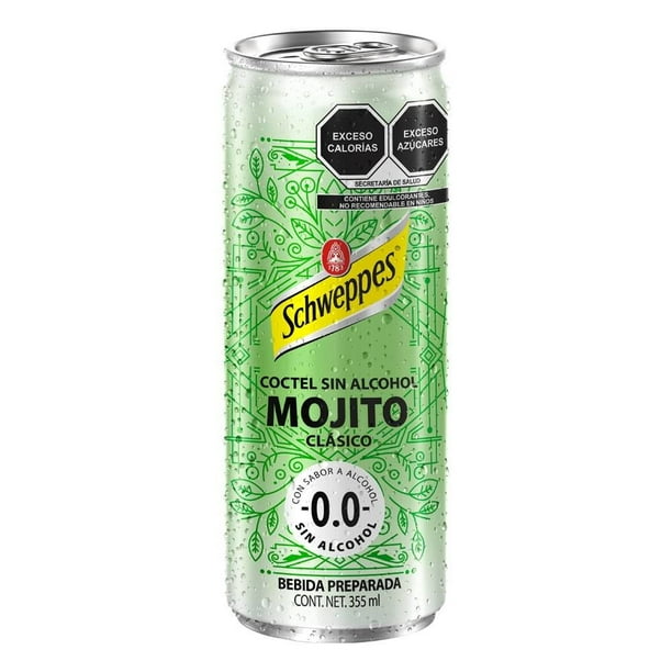 Schweppes Mojito 0.0 sin Alcohol 355 ml Lata