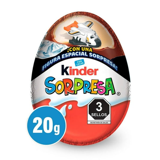 Kinder Sorpresa Vehiculo 20 g Huevito de Chocolate y Juguete