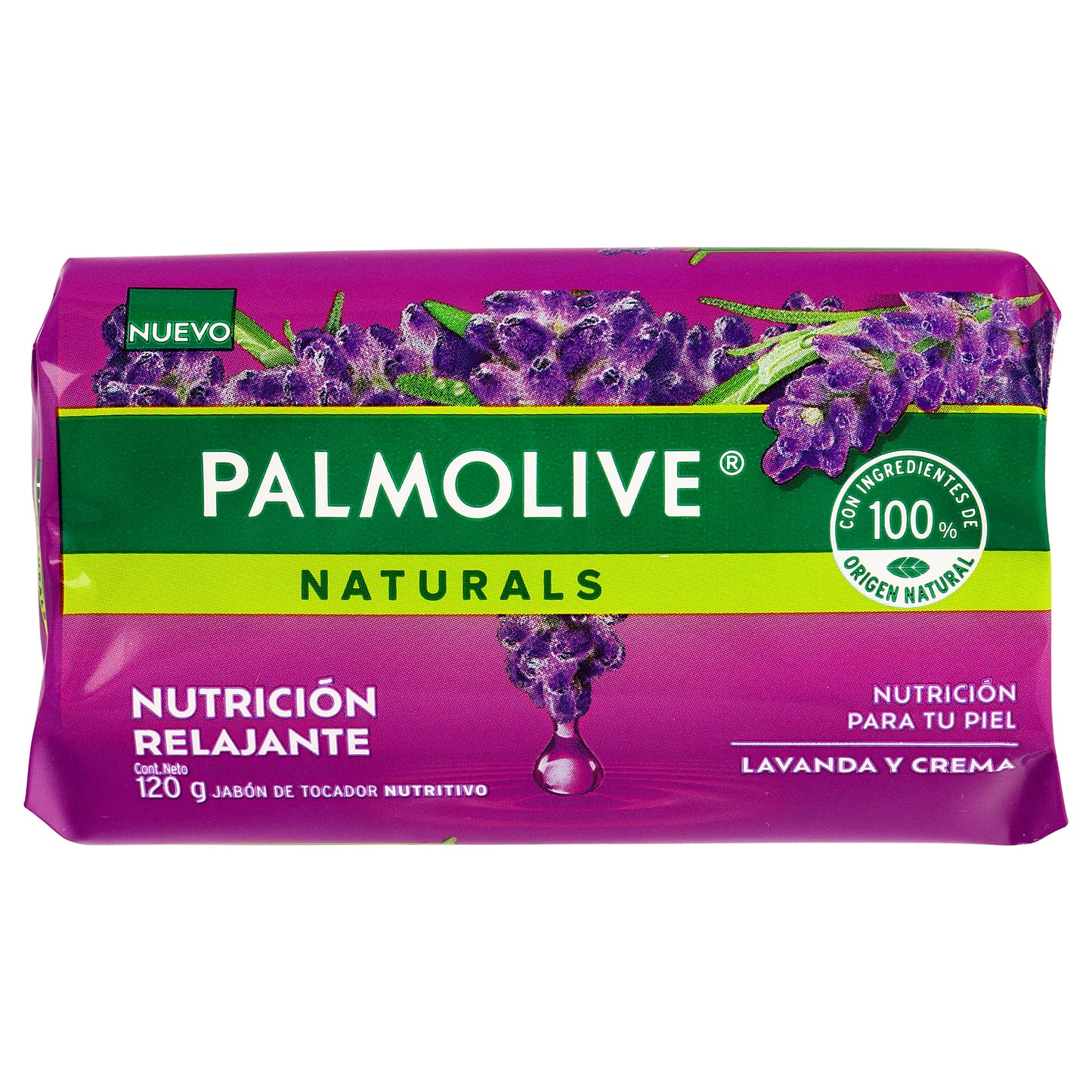 Jabón Corporal Lavanda y Crema Palmolive Naturals 120 g