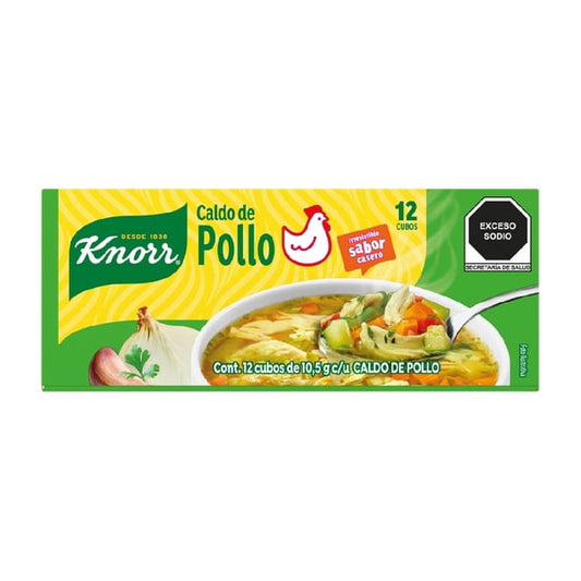 Norzuiza 12 pzas Caldo de Pollo Knorr
