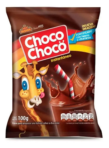 Choco Nchoco  25 G Chocolate Con Cocoa En Polvo