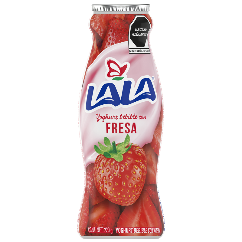 Yoghurt Bebible Con Fresa 440 G Lala