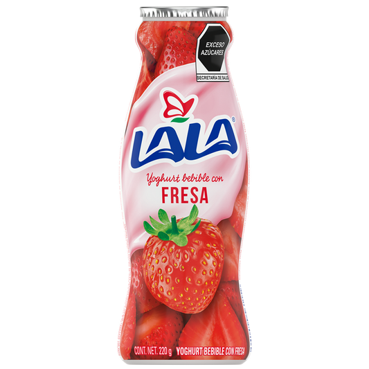 Yoghurt Bebible Con Fresa 440 G Lala