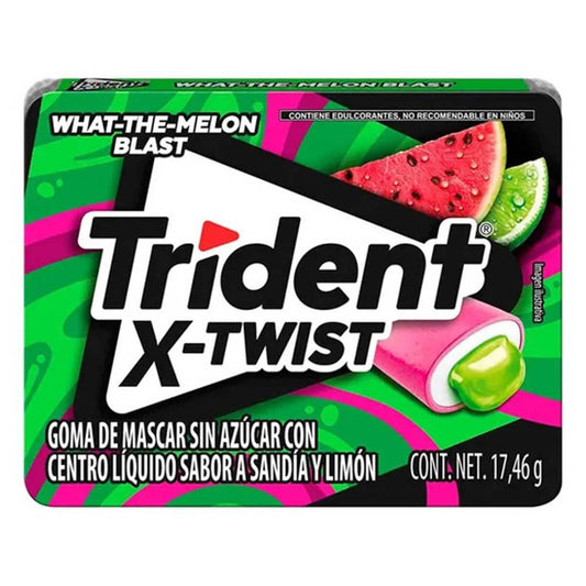 Trident X-Twist Sabor Sandia Y Limon 9 Pastillas