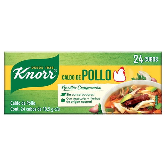 Norzuiza 24 pzas Caldo de Pollo Knorr