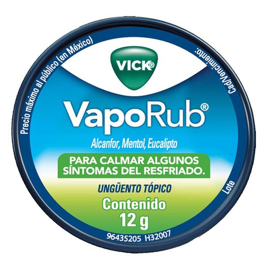 Vaporub Unguento Topico 12 G Latita