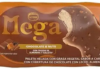 Mega Chocolate & Nuts 64 g Paleta Helado