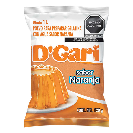 Gelatina de Sabor Naranja D.Gari 120 g