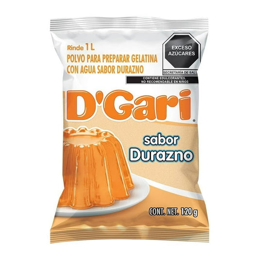 Gelatina de Sabor Durazno D.Gari 120 g