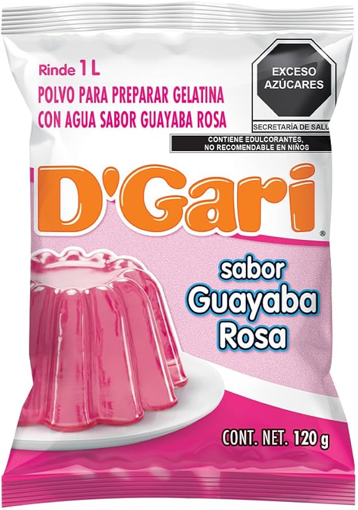 Gelatina de Sabor Guayaba Rosa D.Gari 120 g