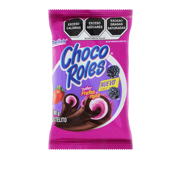 Choco Roles De Frutos Rojos 100 G Marinela