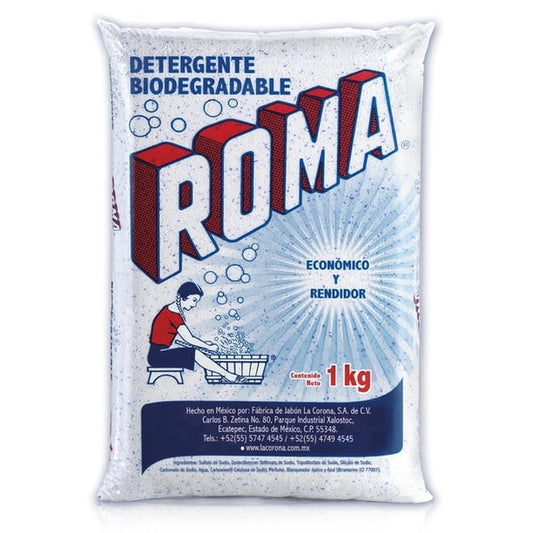 Detergente Roma 1 kg para Ropa en Polvo