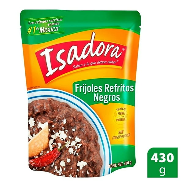 Frijoles Refritos Negros 430 g Isadora