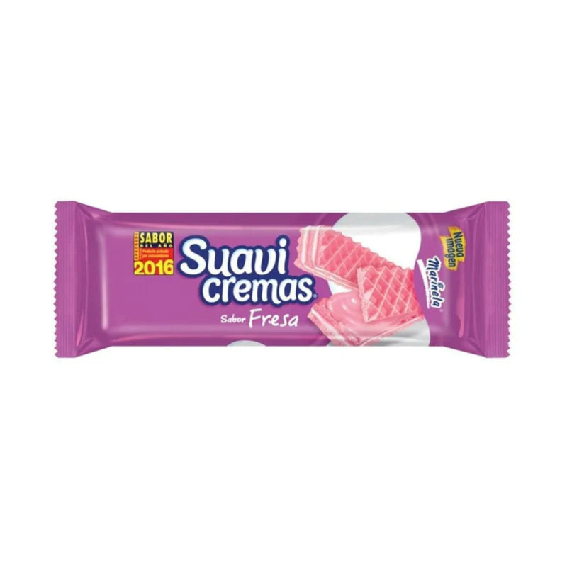 Suavicremas De Fresa 100 G Marinela