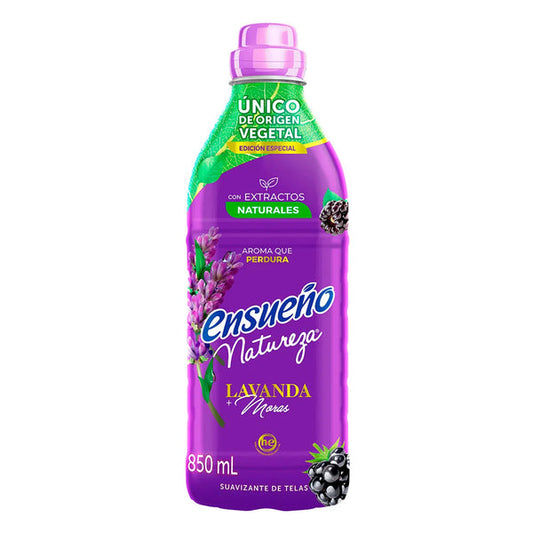 Ensueño Naturega 850 ml Lavanda + Moras Suavizante