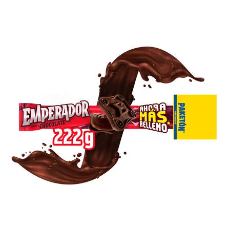 Paketon Emperador Chocolate 222 g Gamesa