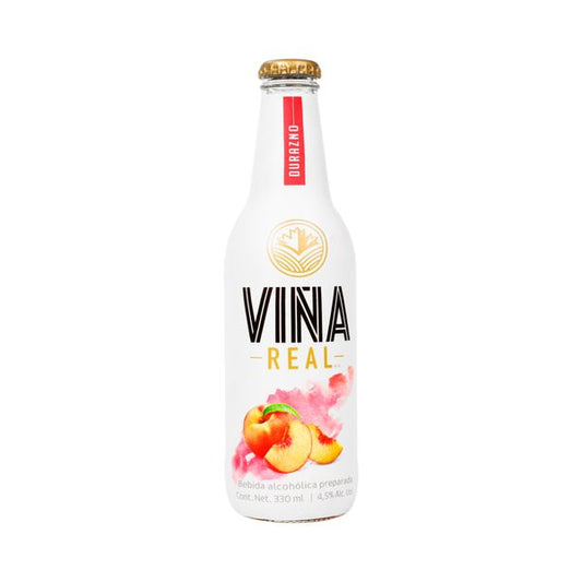 Viña Real Durazno 330 Ml Bebida  Alcoholica Preparada 4.5 % Alc. Vol.