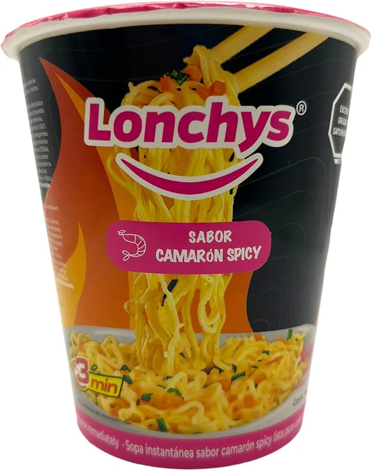 Lonchys Sabor Camaron Spicy 65 g Sopa Instantanea