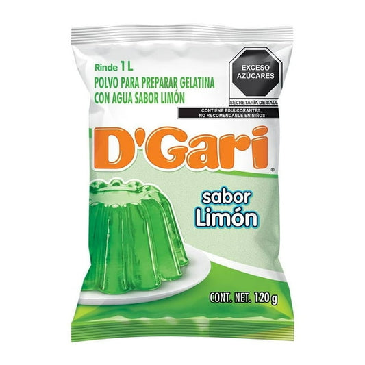 Gelatina de Sabor Limón D.Gari 120 g