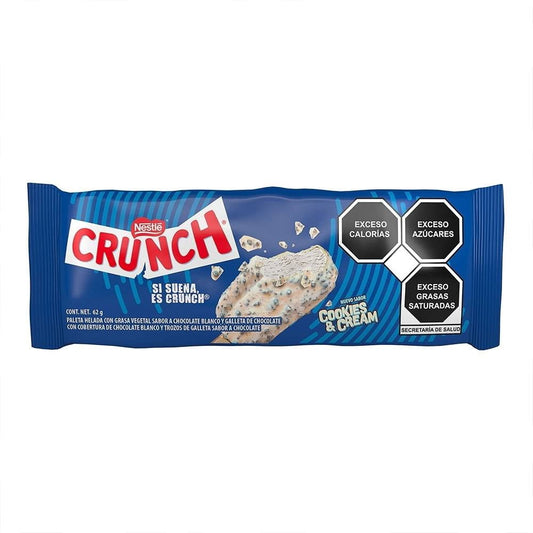 Crunch Cookies & Cream 62 G Nestle Helado Paleta