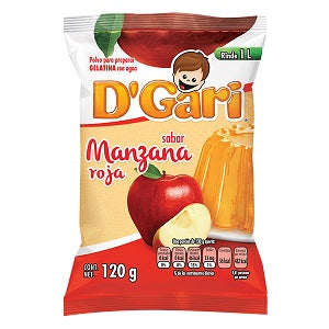 Gelatina de Sabor Manzana D.Gari 120 g