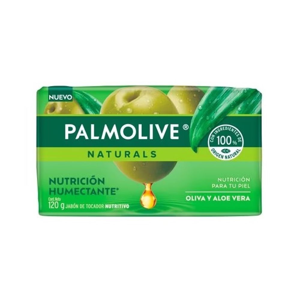 Jabón Corporal Oliva y Aloe Vera Palmolive Naturals 120 g