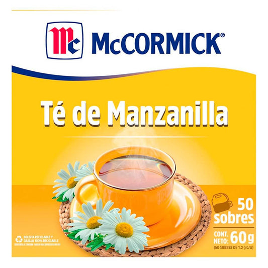 Te De Manzanilla 50 Sobres Mccormick
