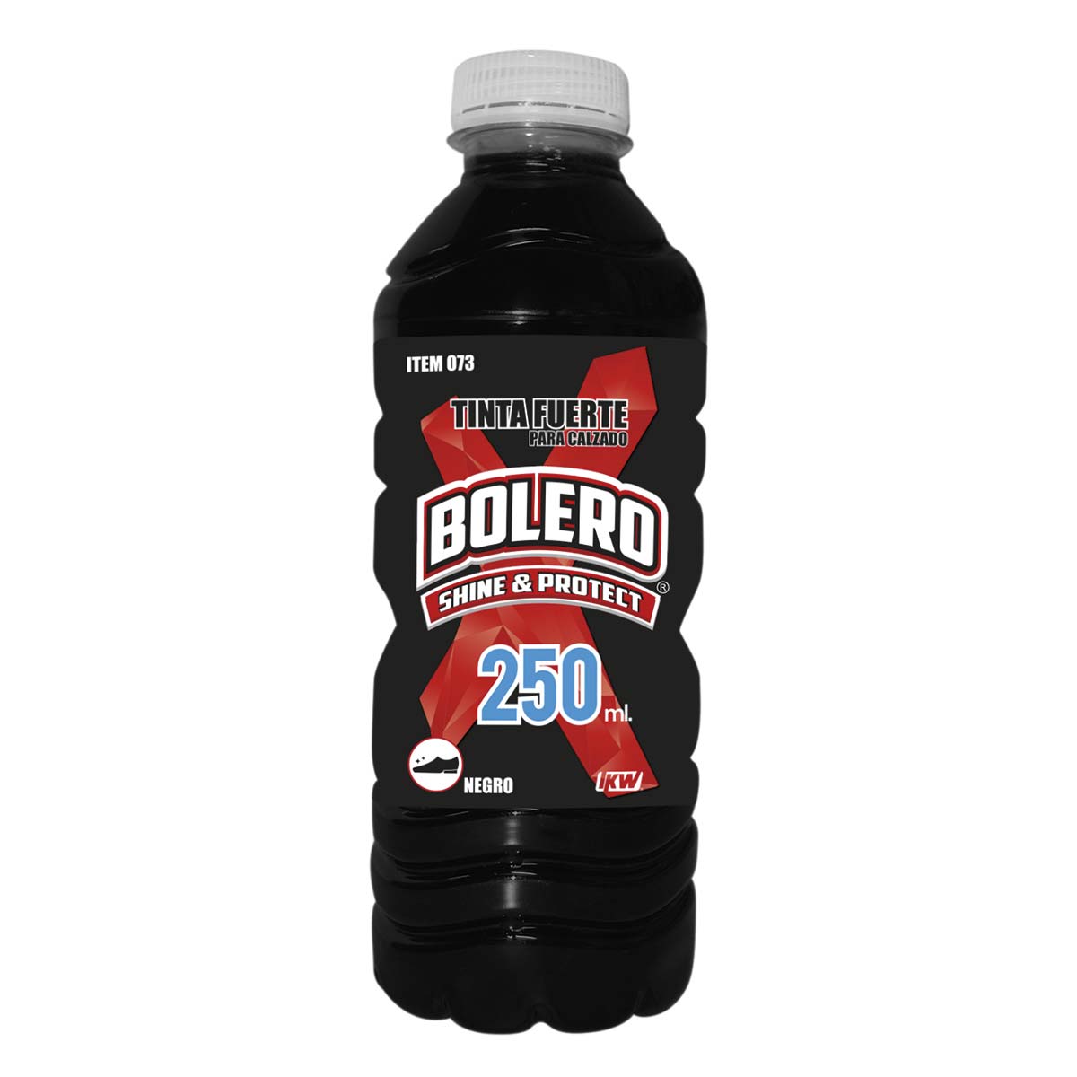 Tinta Fuerte Negra Para Calzado 250 Ml Bolero Shine & Protect