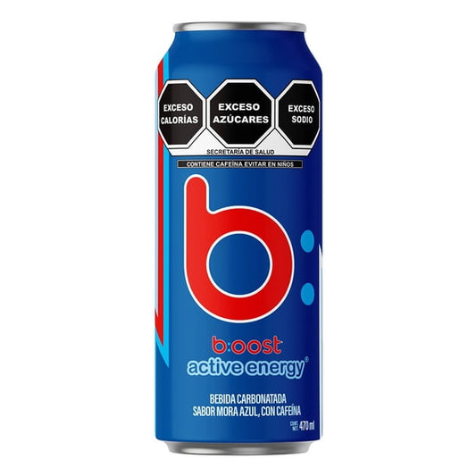 B:Oost Mora  Azul 470 Ml Lata Bebida Carbonatada