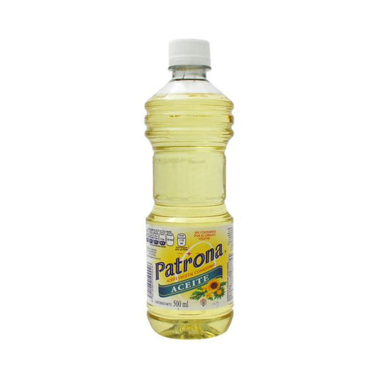 Patrona 500 ml Aceite Vegetal Comestible
