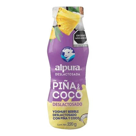 Yoghurt Bebible De Piña Coco 220 G Alpura