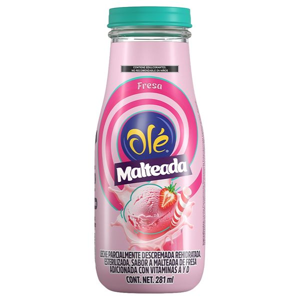 Ole Sabor Malteada de Fresa 281 ml con un Toque Chill