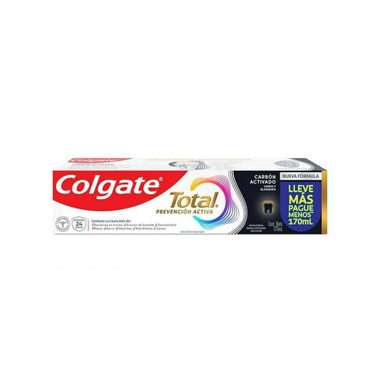 Pasta Colgate Carbon Activado Total 12 170 ml