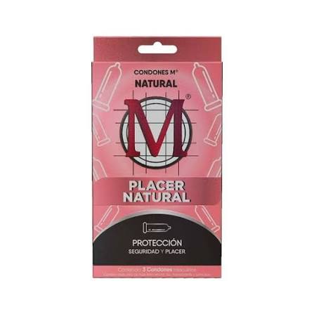 M Placer Natural 3 pzas Persevativos
