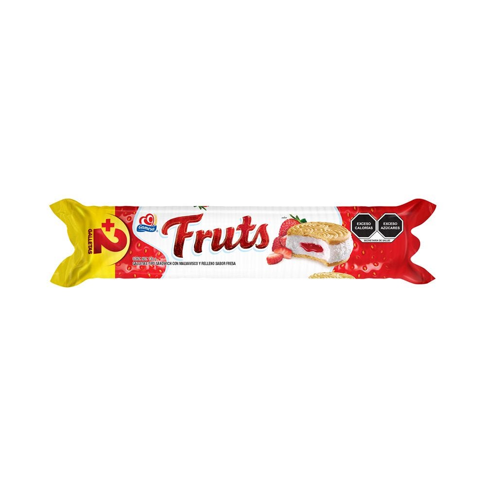 Fruts Relleno de Fresa 130 g Gamesas