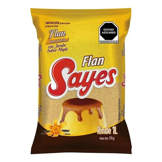 Flande Sabor Vainilla Sayes 90 g con Caramelo