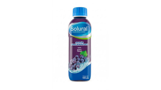 Solural Sabor Uva 500 Ml Solucion De Suero Rehidratante