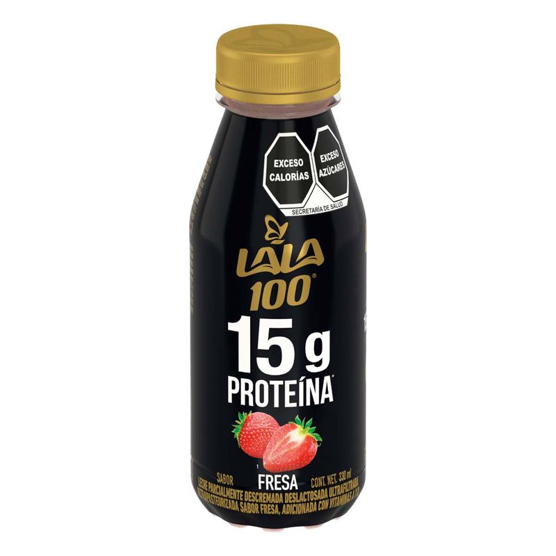 Lala 100 15 g Sabor Fresa 330 g Leche Deslactosada Lala