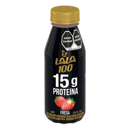 Lala 100 15 g Sabor Fresa 330 g Leche Deslactosada Lala