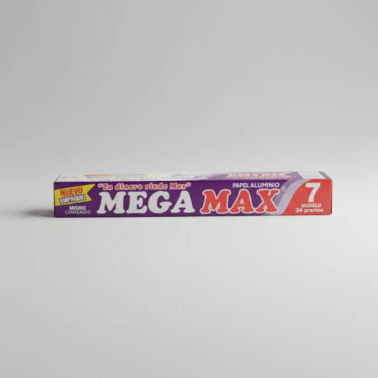 Mega Max Modelo 7 Papel Aluminio 24 g