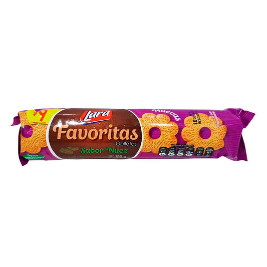 Favoritas Sabor Nuez 100 g Lara