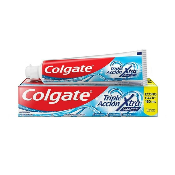 Pasta Colgate Triple Accion Xtra Blancura 160 ml