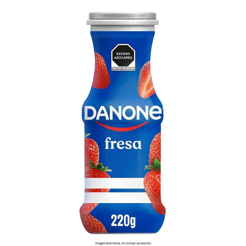 Danone Sabor Fresa 220 G  Yoghurt Para Beber